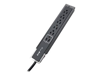 Tripp Lite Surge Protector Power Strip 6 Outlet Tel/Modem 6 ' Cord Black