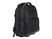 Targus 15 - 15.4 inch / 38.1 - 39.1cm Rolling Laptop Backpack - Notebook-Rucksack - 39.1 cm ( 15.4" ) - Schwarz, Platin
