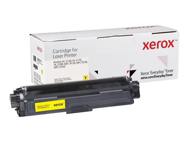 Image of Everyday - yellow - compatible - toner cartridge (alternative for: Brother TN221Y)