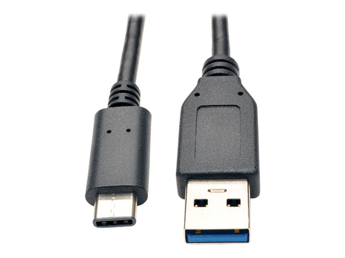 Eaton Tripp Lite Series USB-C to USB-A Cable (M/M), USB 3.2 Gen 1 (5 Gbps), Thunderbolt 3 Compatible, 3 ft. (0.91 m)