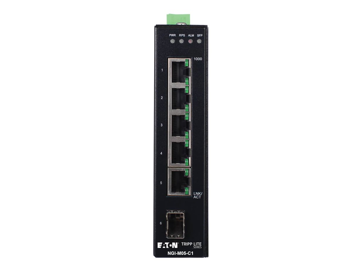 Eaton Tripp Lite series 5-Port Managed Industrial Gigabit Ethernet Switch