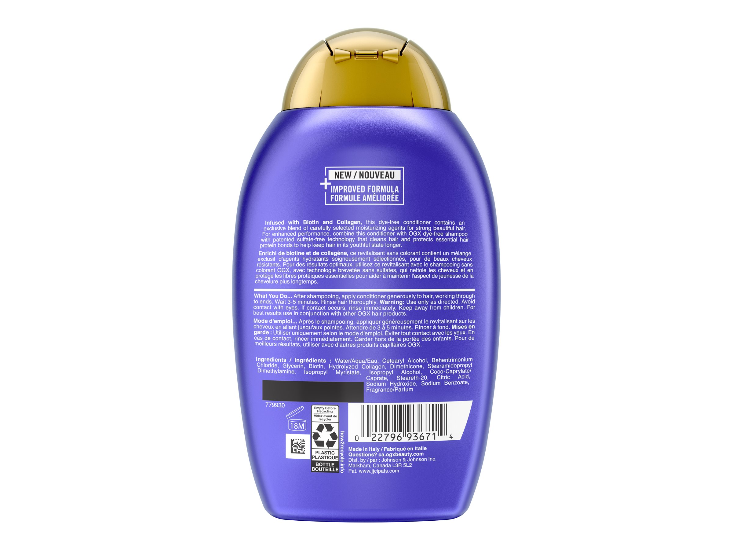 OGX Extra Strength Extra Volume + Biotin & Collagen Conditioner - 385ml