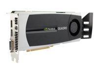 NVIDIA Quadro 6000 - Graphics card - Quadro 6000 - 6 GB GDDR5 - PCIe 2.0 x16 - DVI, 2 x DisplayPort - for Workstation Z420, Z620, z800, Z820
