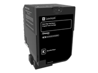 Lexmark - High Yield - black - original - toner cartridge LCCP, LRP - for Lexmark CX725de, CX725dhe, CX725dthe