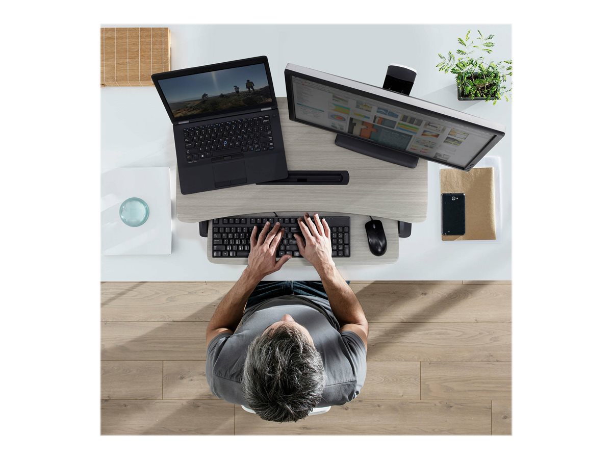 Ergotron WorkFit-Z Mini - nástavec na stůl - hranatý - dove gray – foto 2