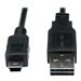 Tripp Lite 3ft USB 2.0 High Speed Converter Adapter Cable Reversible A to 5Pin Mini B M/M 3' - USB cable - mini-USB Type B to USB - 3 ft
