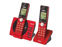VTech 2 Handset Cordless Phone with Answering Machine - Red - CS692926