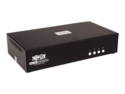 Tripp Lite Secure KVM Switch 4-Port Dual-Monitor HDMI 4K30Hz NIAP PP3.0 TAA