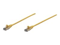 Intellinet Network Patch Cable, Cat6, 0.5m, Yellow, CCA, U/UTP, PVC, RJ45, Gold Plated Contacts, Snagless, Booted, Lifetime W