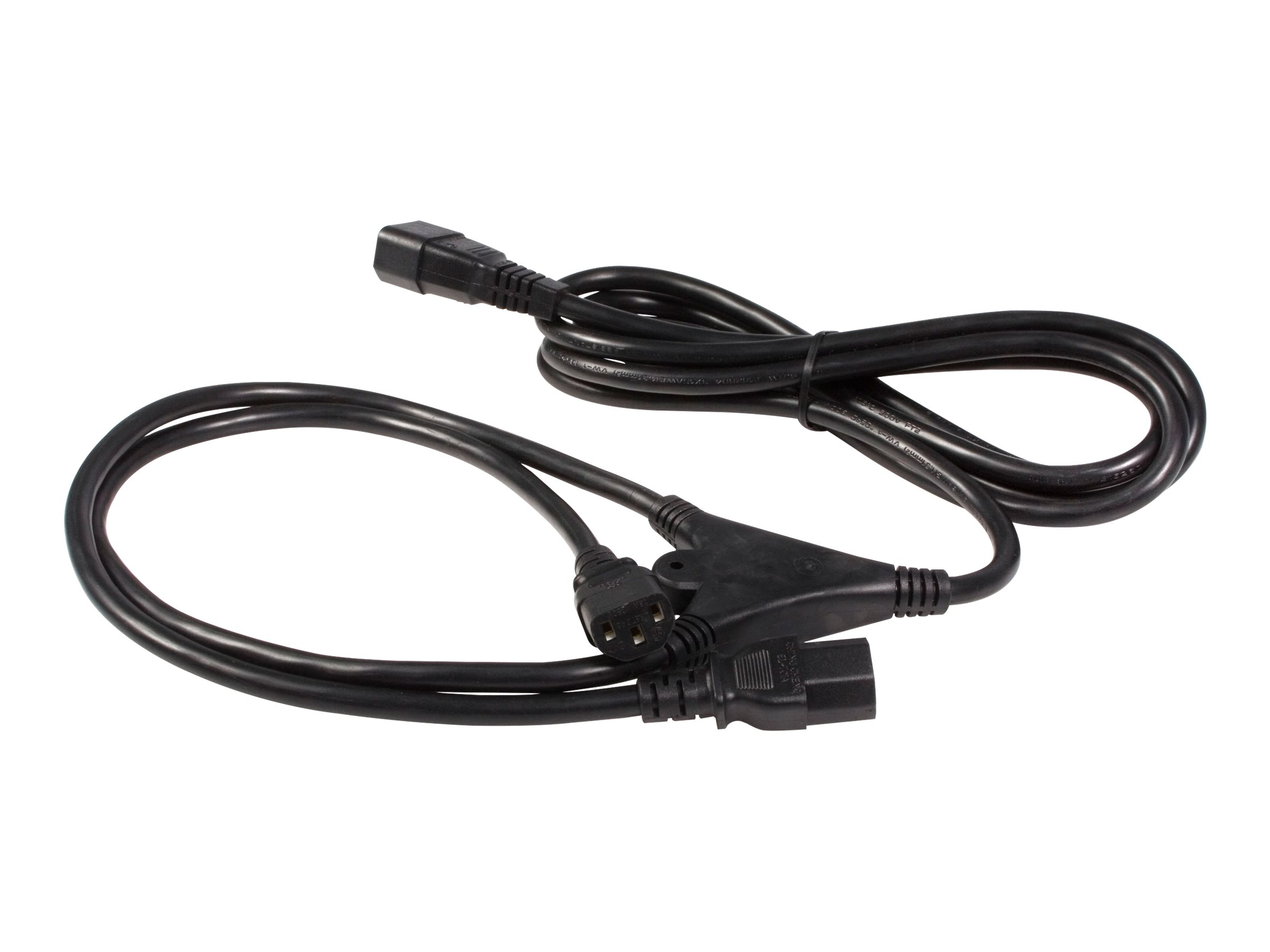 StarTech.com 10 ft Computer Power Cord Splitter IEC320 C14 to 2x IEC320 C13
