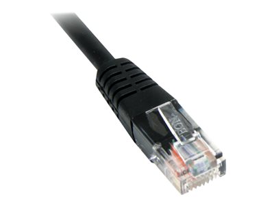 StarTech.com Cat5e Ethernet Cable - 10 ft - Black - Patch Cable - Molded Cat5e Cable - Network Cable - Ethernet Cord - Cat 5e Cable - 10ft (M45PATCH10BK)