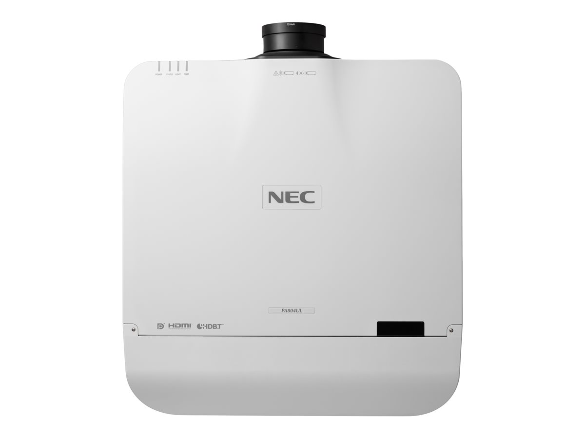 NEC PA804UL - 3LCD projektor - zvětšovací objektivy - 3D - LAN - bílá - s NP13ZL lens – foto 5