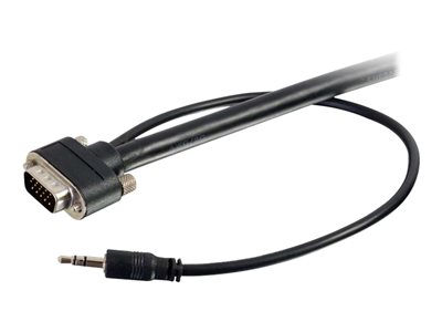 C2G 6ft Select VGA + 3.5mm Stereo Audio A/V Cable M/M