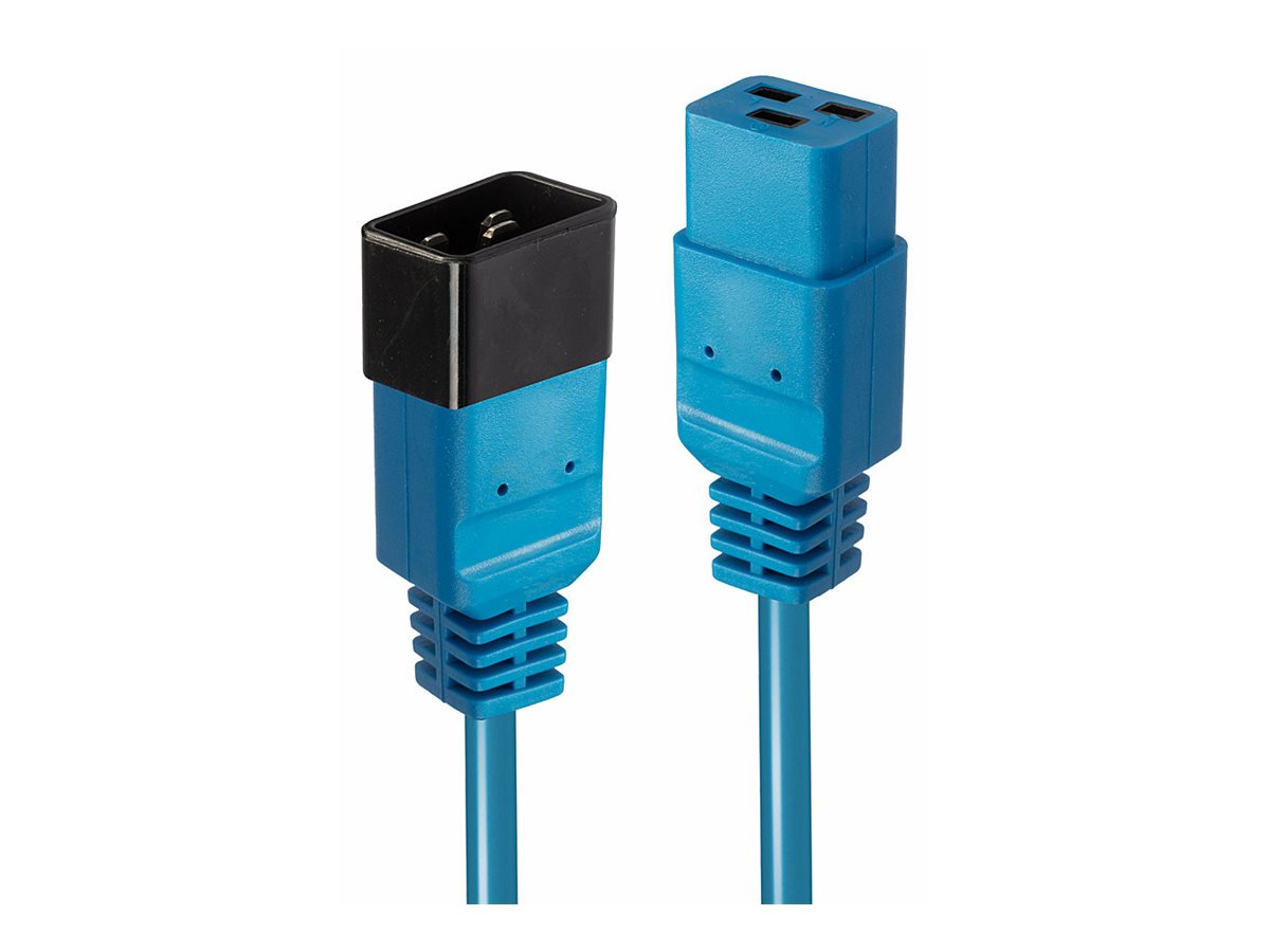 LINDY 3m IEC C19 to IEC C20 ext. Blue