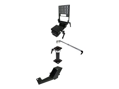 Havis Premium - Mounting kit (heavy duty vehicle specific base plate, telescopic pole, height adjust handle, keyboard mount, motion device, stability support arm, monitor mount)