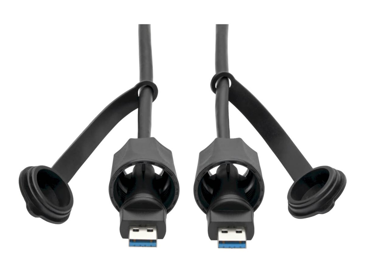 Tripp Lite USB-A Male to USB-A Male Cable, SuperSpeed, 3.0/3.1, Industrial, 3 ft. (1 m)