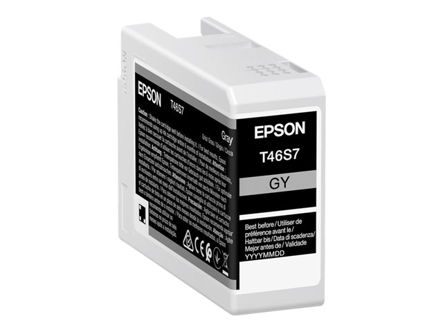 Image of Epson T46S7 - grey - original - ink cartridge