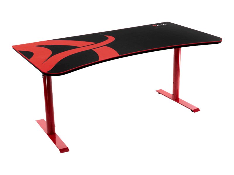 Arozzi Arena - Tisch - gebogen - Rot - Rot Basis