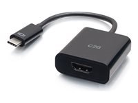 C2G USB-C to HDMI Audio/Video Adapter Converter - 4K 60Hz - Black