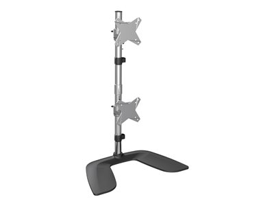  StarTech.com Quad Monitor Stand - Articulating - Supports  Monitors 13” to 27” - Adjustable VESA Four Monitor Stand for 4 Screen Setup  - Steel - Black (ARMBARQUAD) : Electronics