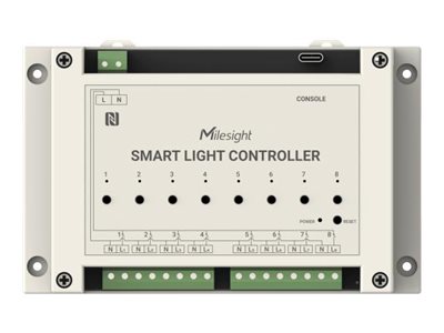 Milesight WS558 controller LoRaWAN NFC creamy Product shot Front 79200