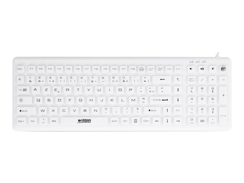 URBAN FACTORY USB wired keyboard ABS