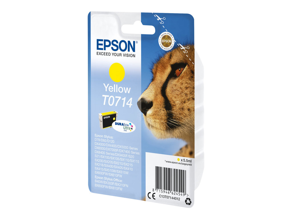 EPSON 1LB ink T071 yellow blister w/s