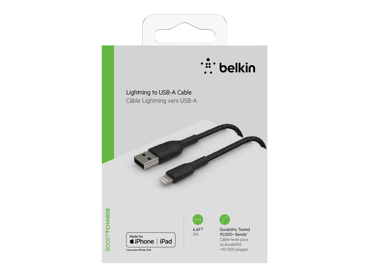BELKIN Câble tressé Lightning USBA 2m