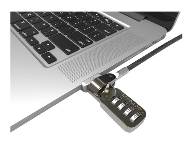 Compulocks MacBook Pro Retina Cable Lock Adapter With Combination Cable Lock - sada pro bezpečnost systému – foto 3