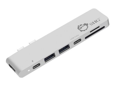 SIIG Thunderbolt 3 USB-C Hub HDMI with Card Reader & PD Adapter