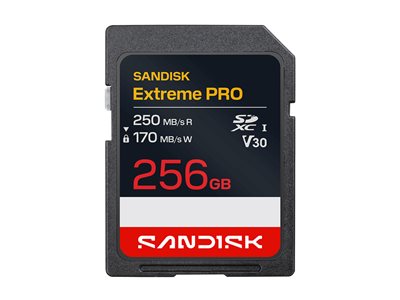 Extreme PRO - Flash memory card - 256 GB - Video C