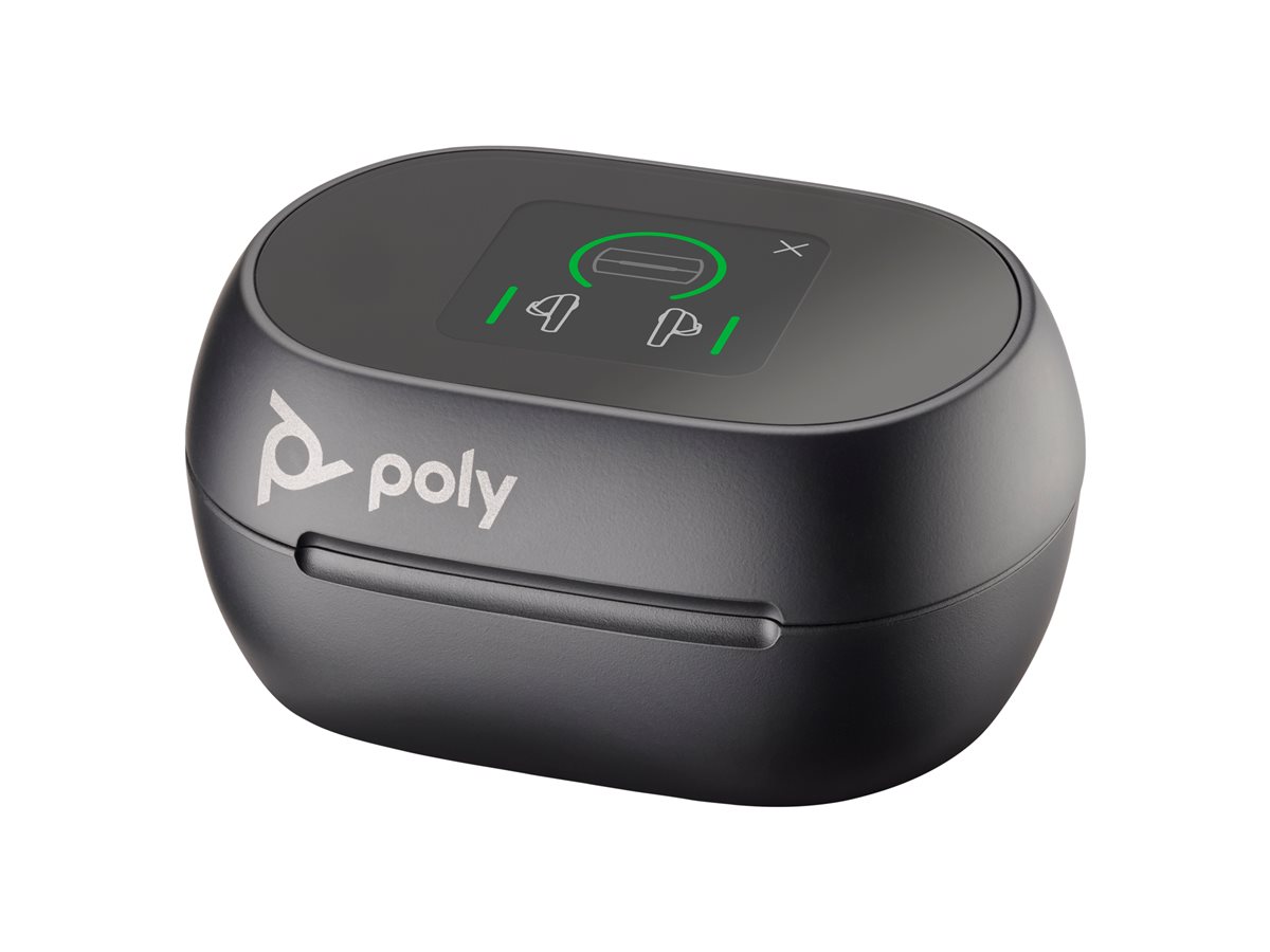 Poly Voyager Free 60+ UC M Carbon Black Earbuds +BT700 USB-C Adapter +Touchscreen Charge Case – foto 5