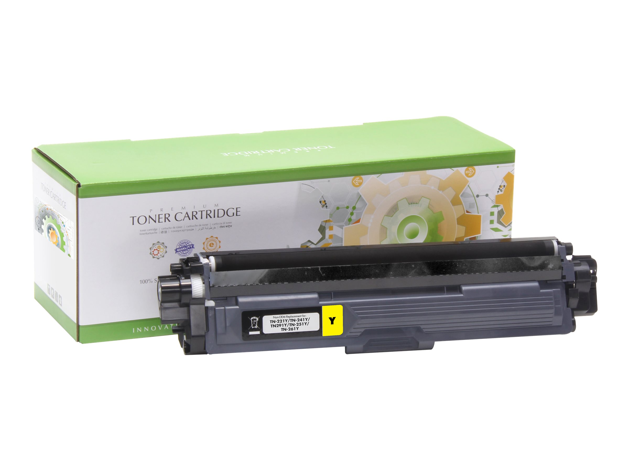 STATIC Toner cartridge compatible with Konica Minolta A8K3250/TN-221Y yellow remanufactured 21.000 pages
