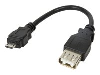 LogiLink USB 2.0 USB-adapter 6cm Sort