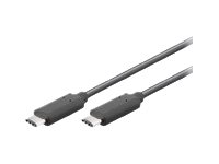MicroConnect USB 3.1 USB Type-C kabel 50cm Sort