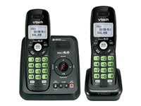 VTech 2 Handset Cordless Phone with Answering Machine - Black - CS612421