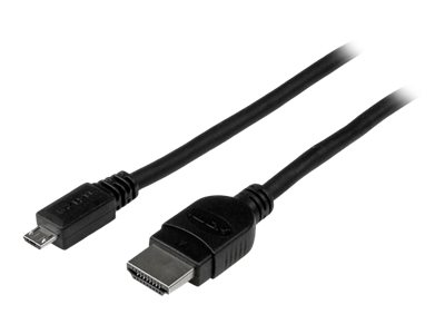 Image of StarTech.com 3m Passive Micro USB to HDMI® MHL Cable - Micro USB Male to HDMI Male MHL Cable - 1080p Video 7.1 Channel Digital Audio (MHDPMM3M) - video / audio cable - MHL / HDMI - 3 m