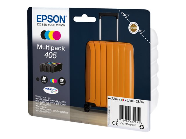 Image of Epson 405 - 4-pack - black, yellow, cyan, magenta - original - ink cartridge