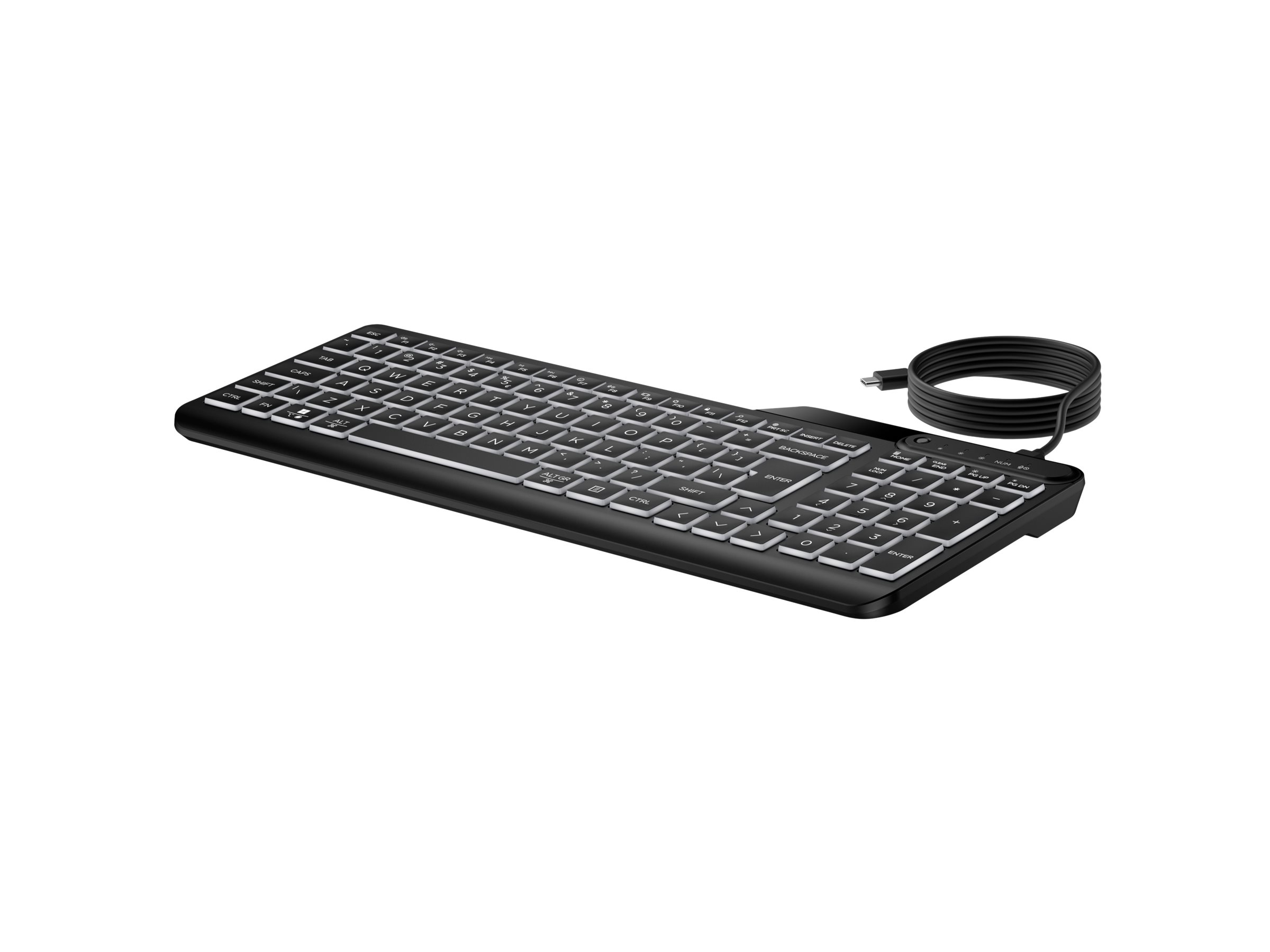 HP 405 keyboard multi device compact QWERTY US black Smart Buy Input Product shot Top 79050