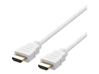 DELTACO HU-30A HDMI-kabel 3m Hvid