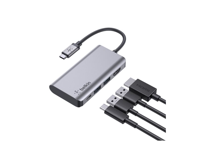 BELKIN Hub USB-C HDMI. 2x USB-A PD 100W
