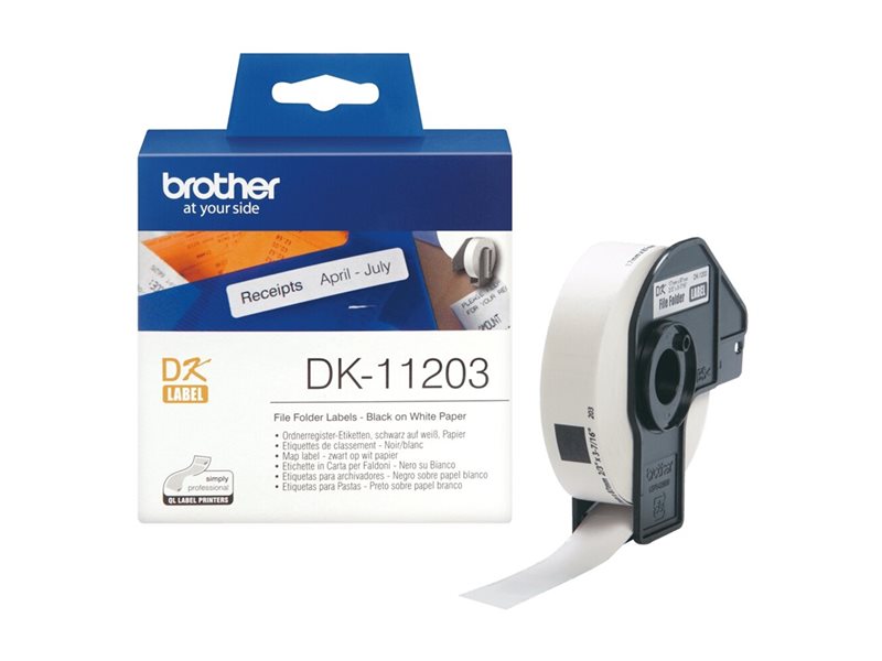 BROTHER DK11203 FILE FOLDER LABELS