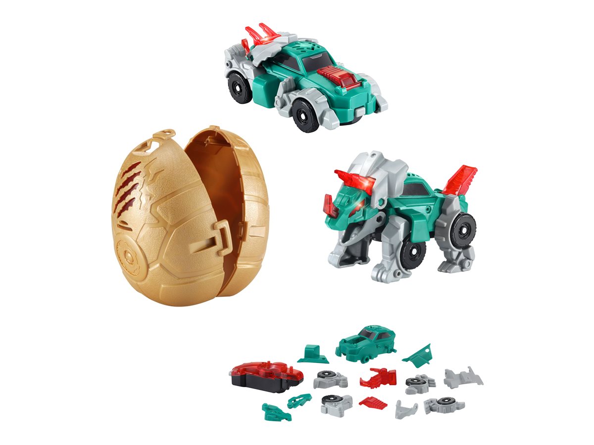 VTech Switch and Go Hatch and Roaaar Egg Triceratops Race Car