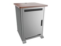 Middle Atlantic Forum cart - biltmore cherry, charcoal grey, magnesium - TAA Compliant