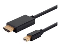 MicroConnect Video/audiokabel Mini DisplayPort / HDMI 1m Sort