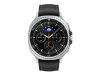 Samsung Galaxy Watch8 Classic - 46 mm - smart watch with hybrid band - hybrid eco-leather - band size: S/M/L - display 1.34" 