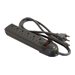 C2G 6-Outlet Power Strip with Surge Suppressor - Image 2: Left-angle