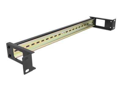 DELOCK 19 Hutschienenpanel mit seitlicher Kabeldurchführung