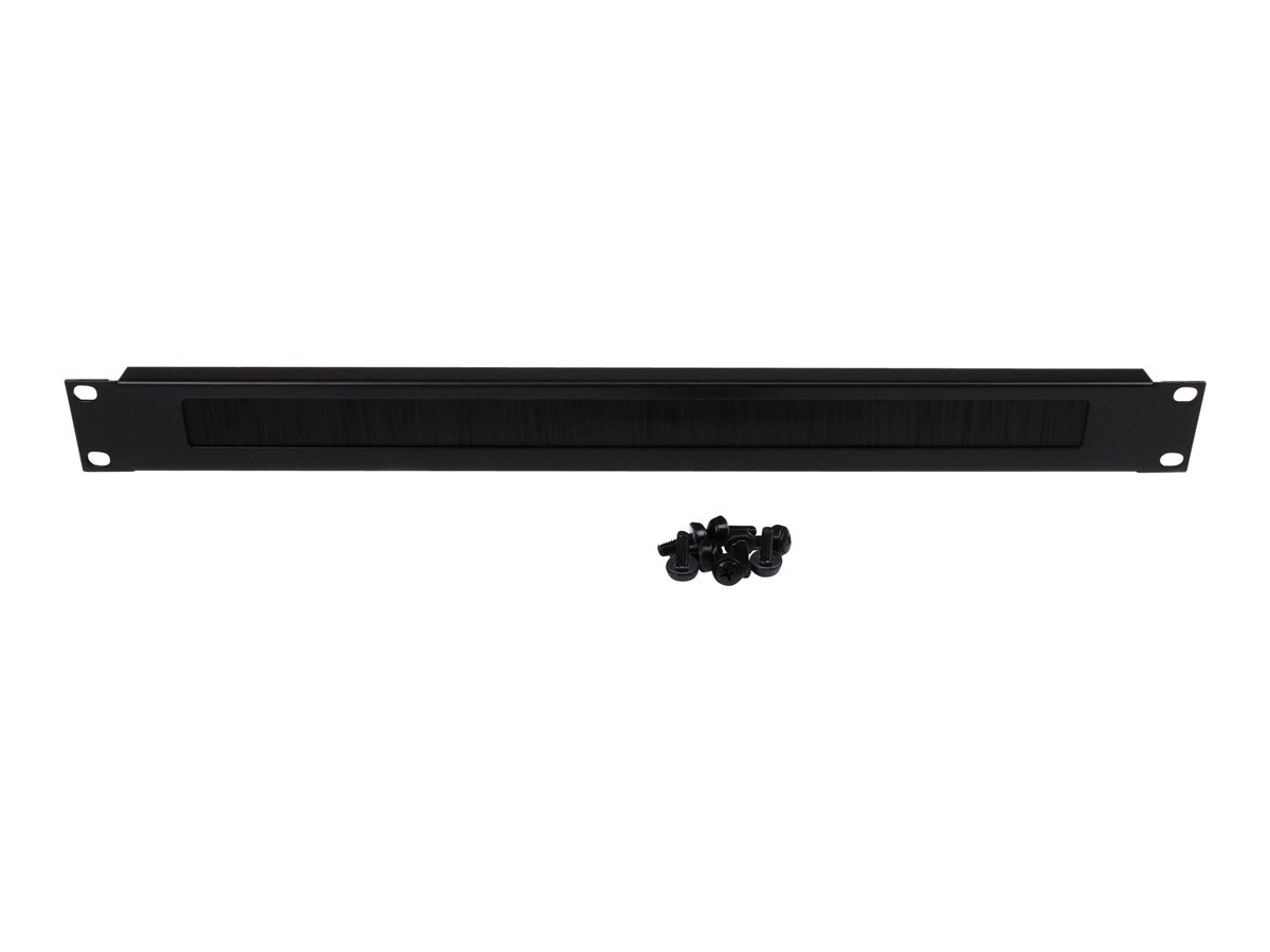 StarTech.com 1U High-density Brush Strip Cable Management Panel - Sturdy Steel Horizontal Data Centre Cable Management Panel (CMBRUSH1U) - stojanový panel pro uspořádání kabelů - 1U – foto 3