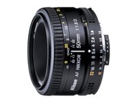 Nikon AF FX 50mm f/1.8D Lens - 2137 - Open Box or Display Models Only